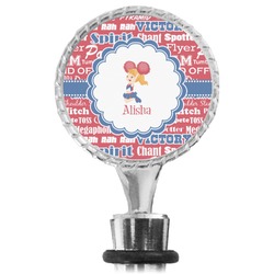 Cheerleader Wine Bottle Stopper (Personalized)