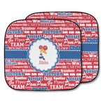 Cheerleader Car Sun Shade - Two Piece (Personalized)