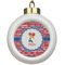 Cheerleader Ceramic Ball Ornaments Parent