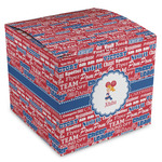 Cheerleader Cube Favor Gift Boxes (Personalized)