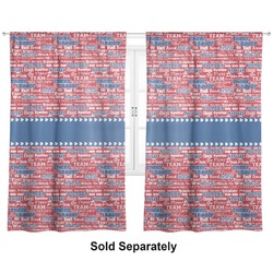 Cheerleader Curtain Panel - Custom Size