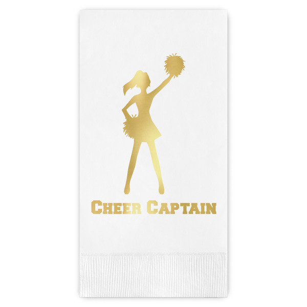 Custom Cheerleader Guest Napkins - Foil Stamped (Personalized)