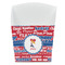 Cheerleader French Fry Favor Box - Front View