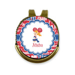 Cheerleader Golf Ball Marker - Hat Clip - Gold