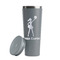 Cheerleader Grey RTIC Everyday Tumbler - 28 oz. - Lid Off