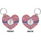 Cheerleader Heart Keychain (Front + Back)