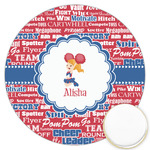 Cheerleader Printed Cookie Topper - 3.25" (Personalized)