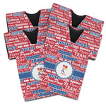 Cheerleader Jersey Bottle Cooler - Set of 4 (Personalized)