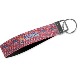 Cheerleader Webbing Keychain Fob - Small (Personalized)