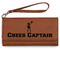 Cheerleader Ladies Wallet - Leather - Rawhide - Front View