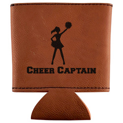 Cheerleader Leatherette Can Sleeve (Personalized)