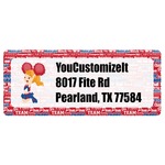 Cheerleader Return Address Labels (Personalized)