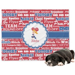 Cheerleader Dog Blanket (Personalized)