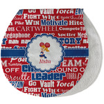 Cheerleader Burp Pad - Velour w/ Name or Text