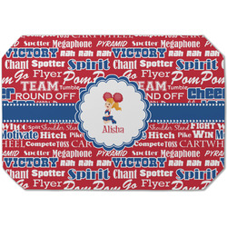 Cheerleader Dining Table Mat - Octagon (Single-Sided) w/ Name or Text