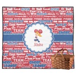 Cheerleader Outdoor Picnic Blanket (Personalized)