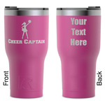 Cheerleader RTIC Tumbler - Magenta - Laser Engraved - Double-Sided (Personalized)