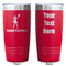 Cheerleader Red Polar Camel Tumbler - 20oz - Double Sided - Approval