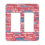 Cheerleader Rocker Style Light Switch Cover - Two Switch