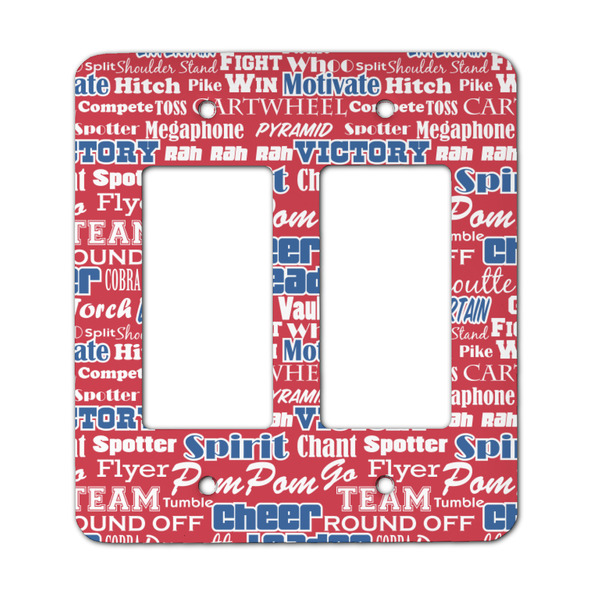 Custom Cheerleader Rocker Style Light Switch Cover - Two Switch