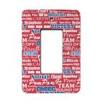 Cheerleader Rocker Style Light Switch Cover - Single Switch