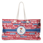 Cheerleader Large Tote Bag with Rope Handles (Personalized)