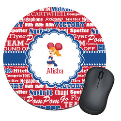 Cheerleader Round Mouse Pad (Personalized)