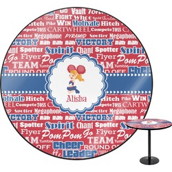 Cheerleader Round Table - 30" (Personalized)
