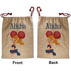 Cheerleader Santa Sack - Front & Back (Personalized)