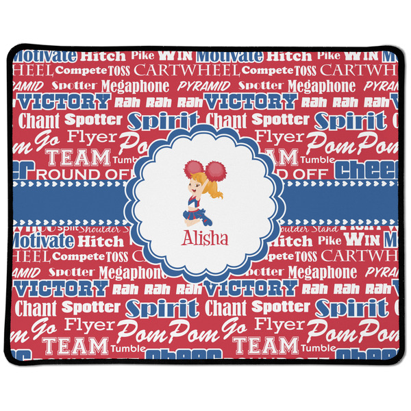 Custom Cheerleader Large Gaming Mouse Pad - 12.5" x 10" (Personalized)