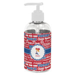 Cheerleader Plastic Soap / Lotion Dispenser (8 oz - Small - White) (Personalized)