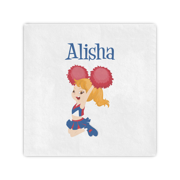 Custom Cheerleader Cocktail Napkins (Personalized)