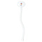 Cheerleader White Plastic 7" Stir Stick - Oval - Single Stick