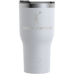 Cheerleader RTIC Tumbler - White - Engraved Front (Personalized)