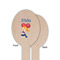 Cheerleader Wooden Food Pick - Oval - Single Sided - Front & Back