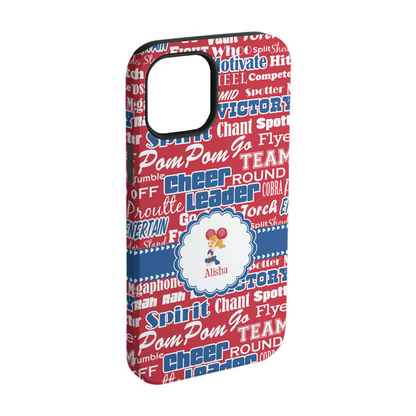 Custom Cheerleader iPhone Case - Rubber Lined - iPhone 15 Pro (Personalized)