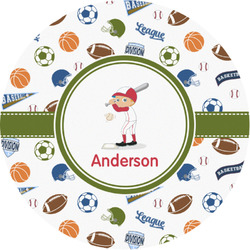 Sports Multipurpose Round Labels - 1" (Personalized)