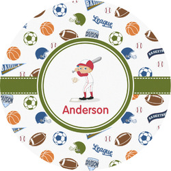 Sports Multipurpose Round Labels - Custom Sized (Personalized)