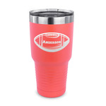 Sports 30 oz Stainless Steel Tumbler - Coral - Single Sided (Personalized)