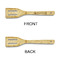 Sports Bamboo Slotted Spatulas - Single Sided - APPROVAL