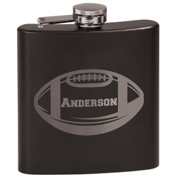 Sports Black Flask Set (Personalized)