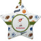 Sports Ceramic Flat Ornament - Star (Front)