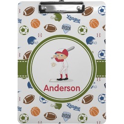 Sports Clipboard (Letter Size) (Personalized)