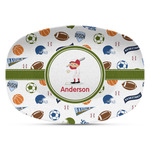 Sports Plastic Platter - Microwave & Oven Safe Composite Polymer (Personalized)