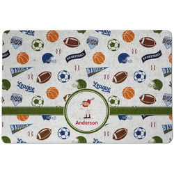 Sports Dog Food Mat w/ Name or Text