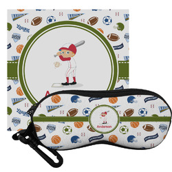 Sports Eyeglass Case & Cloth (Personalized)