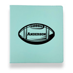 Sports Leather Binder - 1" - Teal (Personalized)