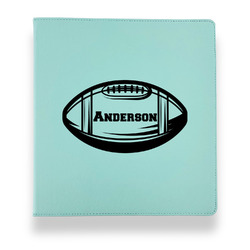 Sports Leather Binder - 1" - Teal (Personalized)