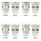 Sports Glass Shot Glass - with gold rim - Set of 4 - APPROVAL