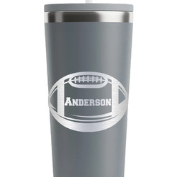 Sports RTIC Everyday Tumbler with Straw - 28oz - Grey - Double-Sided (Personalized)